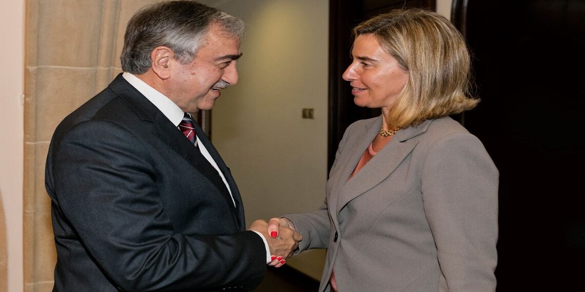 Akıncı, AB Yüksek Temsilcisi Mogherini İle Görüştü