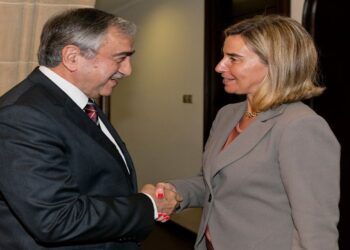 Akıncı, AB Yüksek Temsilcisi Mogherini İle Görüştü