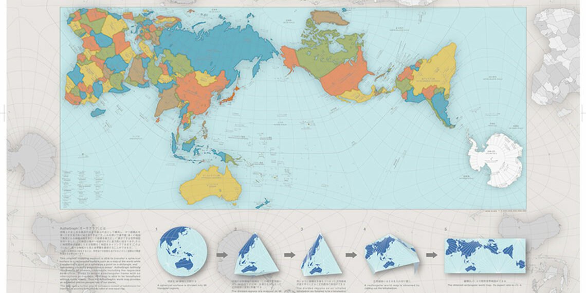 Yeni ve “daha doğru” dünya haritası, Japonya’da tasarım ödülü kazandı