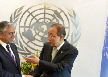 Akıncı, BM Genel Sekreteri Ban İle Görüştü