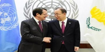 Anastasiadis, BM Genel Sekreteri Ban ile Görüştü