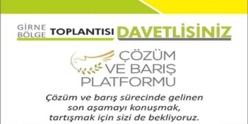 Çözüm ve Barış Platformu Girne’de Bölge Toplantısı Düzenliyor
