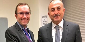 TC Dışişleri Bakanı Çavuşoğlu, Eide İle Görüştü