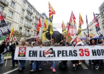 Portekiz’de Kamu Çalışanları Gaspedilen Hakları İçin Eylemdeydi
