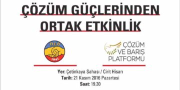 DİSİ’den Ortak Mitinge Katılma Kararı