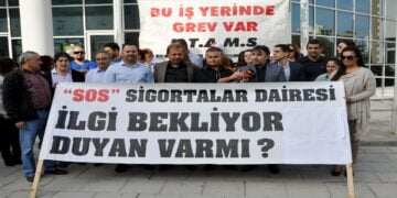 Girne Sosyal Sigortalar Dairesi’nde Grev