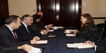 Akıncı Brüksel’de Nuland İle Görüştü