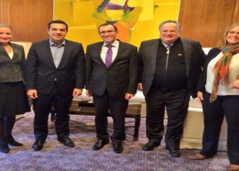 Atina’da Eide-Tsipras-Kotzias Görüşmesi