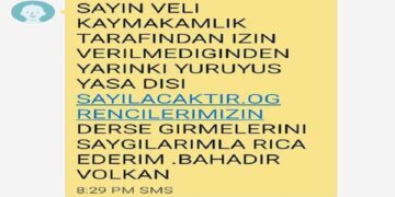 Okul Müdüründen Velilere Yalan Mesaj!