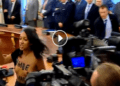 FEMEN Ukrayna Cumhurbaşkanlığı’ndaki Törende Eylem Yaptı | Video