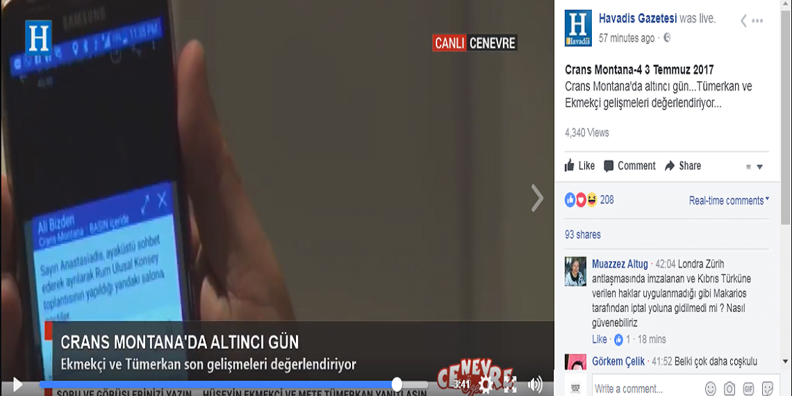 Crans Montana’da Canlı Yayın Kazası