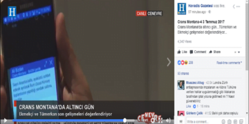 Crans Montana’da Canlı Yayın Kazası