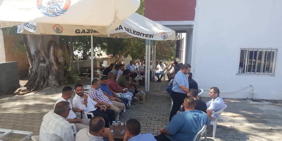 UBP’de şemsiyeler bile Mağusa Belediyesi’nden