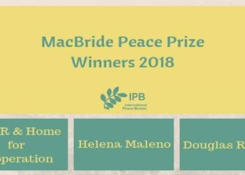 AHDR ve Dayanışma Evi 2018 Seán MacBride Barış Ödülü’nü Aldı