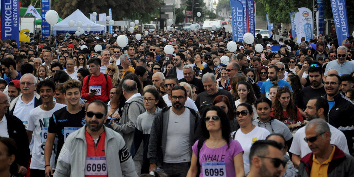 6 binin üzerinde kişinin katılımıyla Lefkoşa Maratonu yapıldı