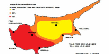 Kıbrıs’ın güneyinde sarı alarm