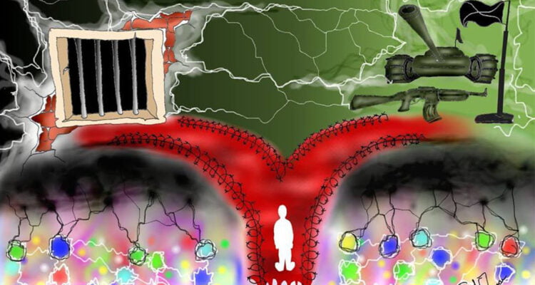 Devran Öztunç karikatür ve çizimleriyle gazeddakıbrıs’ta