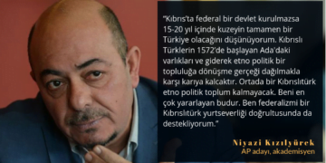Kızılyürek: “Federalizmin olmadığı bir Kıbrıs distopya diyarıdır”