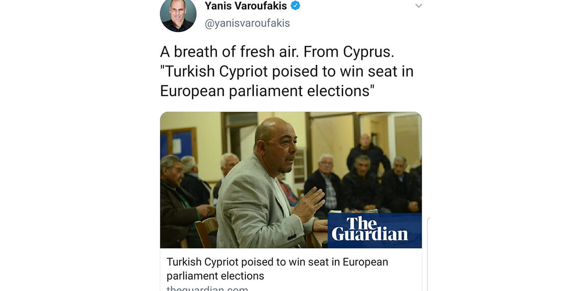 Varoufakis’ten Kızılyürek paylaşımı