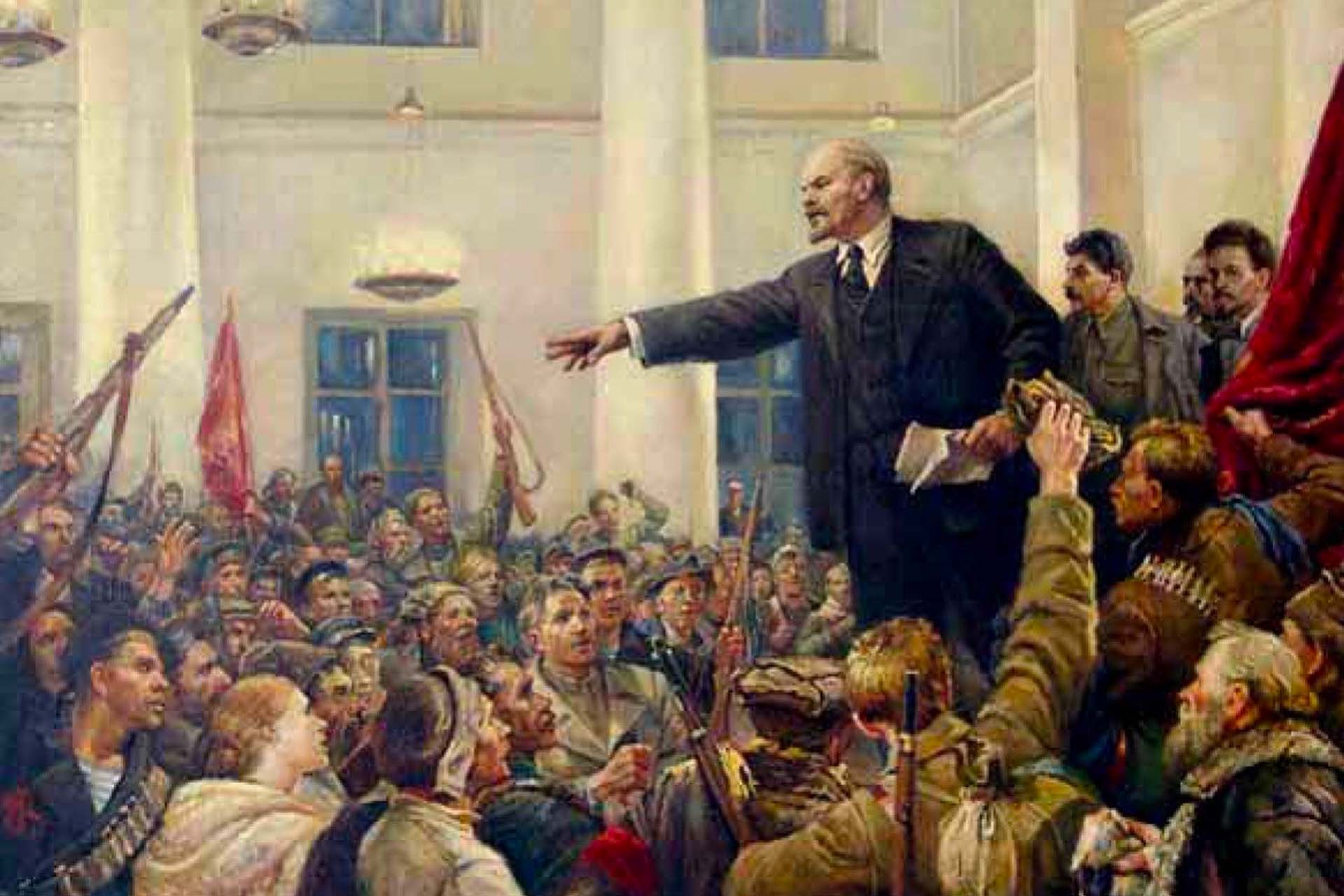 Приезд ленина. Ленин Октябрьская революция 1917. Серов Ленин провозглашает советскую власть.