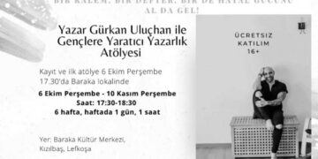 Yazar Gürkan Uluçhan’dan yaratıcı yazarlık atölyesi