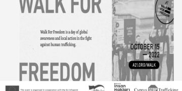 #WalkforFreedom Kıbrıs’ın kuzeyinde ilk kez gerçekleştirilecek
