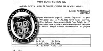 Vakıf mallarının peşkeşi sürüyor