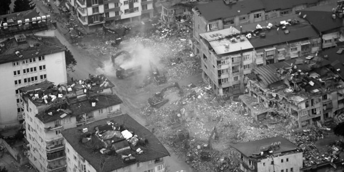 Hatay’daki yıkım havadan görüntülendi