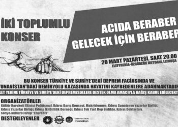 İki toplumlu konser: “Acıda Beraber, Gelecek İçin Beraber”