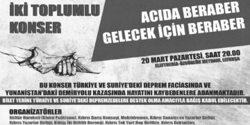 İki toplumlu konser: “Acıda Beraber, Gelecek İçin Beraber”