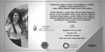 Kadın hakları, cinsiyet eşitliği, kadına karşı şiddet ve aile içi şiddetin konuşulacak