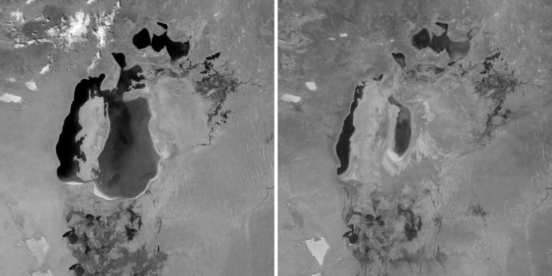 Dünyadaki büyük göllerin yarısından fazlası son 30 yılda küçüldü