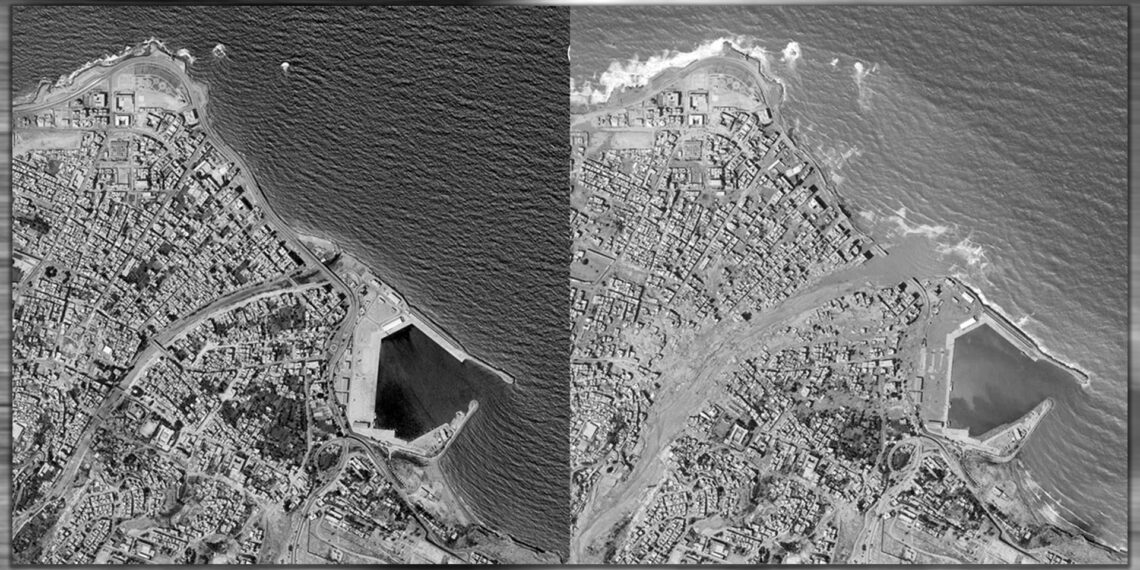 Libya’daki sel felaketinin bilançosu uydu görüntülerine yansıdı