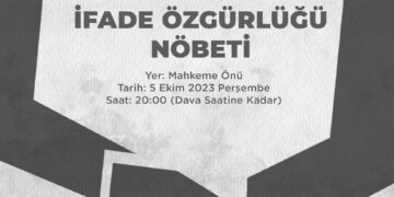 İfade özgürlüğü için nöbetteyiz