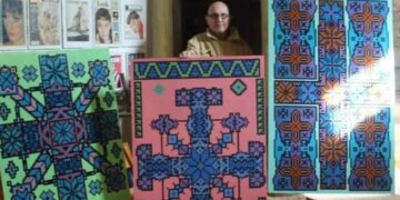 Lefkara’da dünya desenleri sergisi