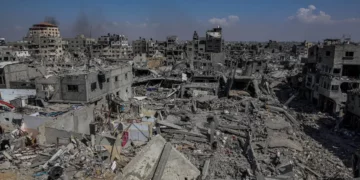 İsrail’in yerle bir ettiği Gazze havadan görüntülendi | Video