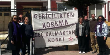 Omorfo’da 8 Mart Emekçi Kadınlar Günü Eylemi