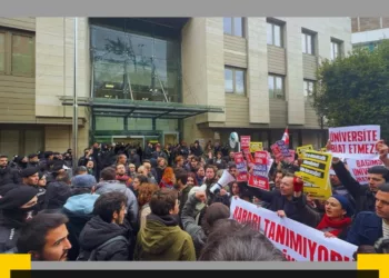 İstanbul Üniversitesi’nde ‘Diploma’ Protestosu