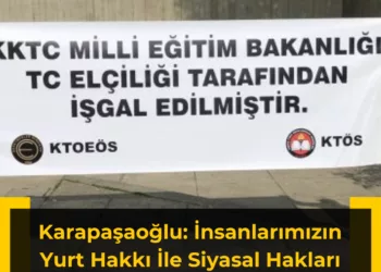 Karapaşaoğlu: Türkiye, Kıbrıs’ın Kuzeyini Kolonileştirmiştir