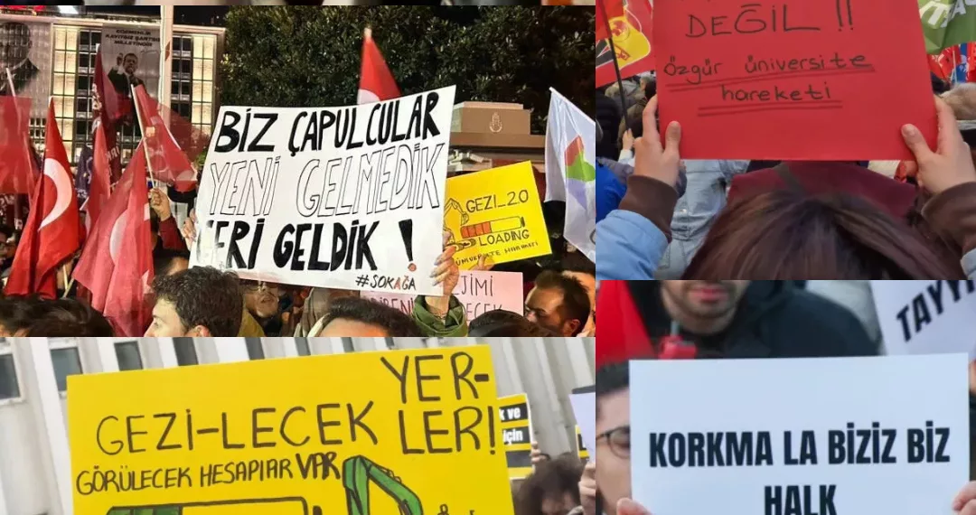 Kare Kare Türkiye’de Protestolar – Foto Haber