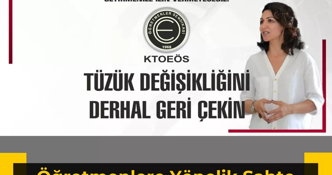 KTOEÖS: Öğretmenlere Yönelik Sahte Hesaplar Üzerinden Sosyal Medyada İtibarsızlaştırma Kampanyası Ve Provokasyonlar Yapılıyor